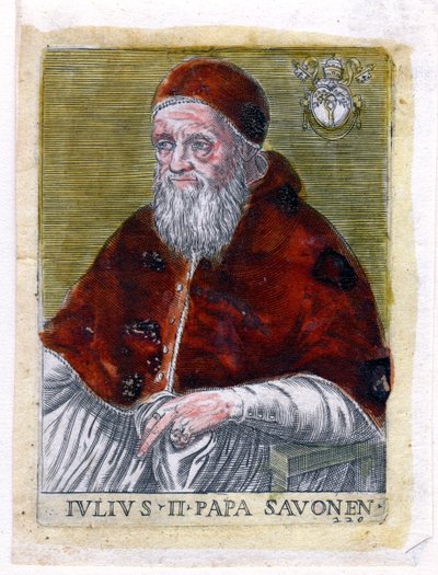 Paavi Julius II tekijältä Unbekannt