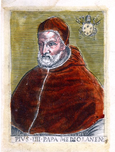 Paavi Pius IV tekijältä Unbekannt