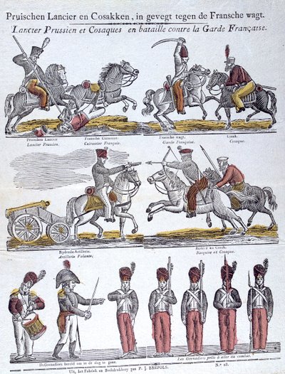 Suosittu kuva Napoleonin sodista, 1800-luku tekijältä Unbekannt