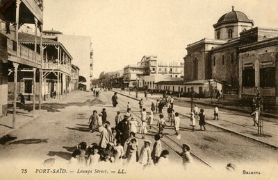 Port-Said. - Lesseps Street. - LL., c1918-c1939. tekijältä Unbekannt