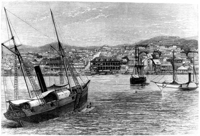 Port au Prince, Haiti, 1873 tekijältä Unbekannt
