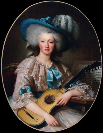 Félicité-Louise de Frézalsin muotokuva 1765-1854, syntynyt Esmangard de Beauval..., 1785. tekijältä Unbekannt
