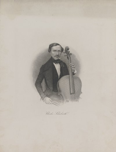 Carl Eduard Schuberthin muotokuva 1811-1863, n. 1850. tekijältä Unbekannt
