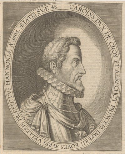 Kaarle III:n muotokuva Croÿsta 1560-1612, 1600-luku. tekijältä Unbekannt