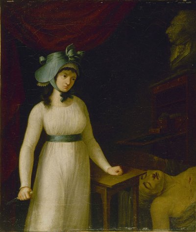 Charlotte Cordayn muotokuva 1768-1793, 1793-1798. tekijältä Unbekannt