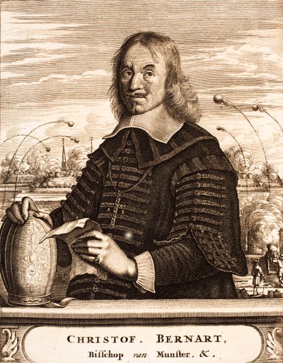 Christoph Bernhard Freiherr von Galenin muotokuva 1606-1678, 1675. tekijältä Unbekannt