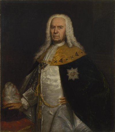 Kreivi Andrei Ivanovitš Ushakovin muotokuva 1708-1739, 1700-luvun puoliväli tekijältä Unbekannt