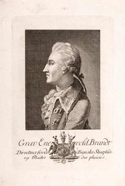 Kreivi Enevold Brandtin muotokuva 1738-1772. tekijältä Unbekannt