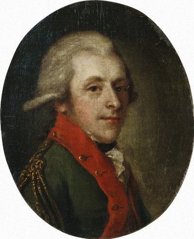 Kreivi Nikolai Aleksandrovitš Zubovin muotokuva 1763-1805, 1700-luvun loppu. tekijältä Unbekannt