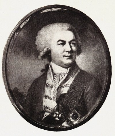 Kreivi Pjotr Zavadovskin muotokuva 17391812, 1800-luvun alku. tekijältä Unbekannt