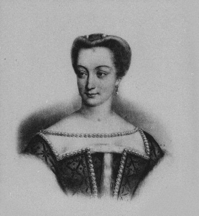 Diana of Poitiersin muotokuva 1499-1566 tekijältä Unbekannt