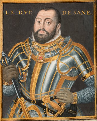 Herttua Johann Friedrich I:n muotokuva 1503-1554, Saksin vaaliruhtinas, n. 1550. tekijältä Unbekannt