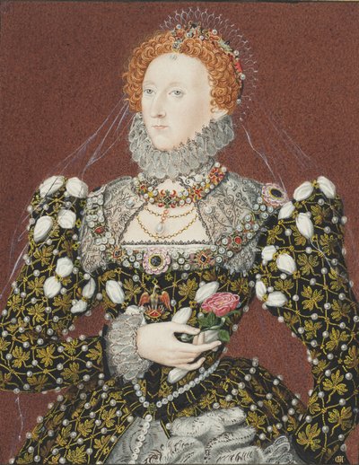 Englannin Elizabeth I:n muotokuva tekijältä Unbekannt