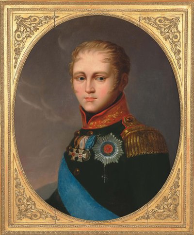 Keisari Aleksanteri I:n muotokuva 1777-1825, n. 1810. tekijältä Unbekannt