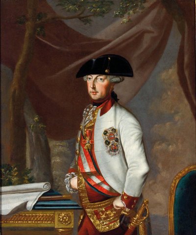 Keisari Joseph II:n muotokuva 1741-1790, noin 1770. tekijältä Unbekannt