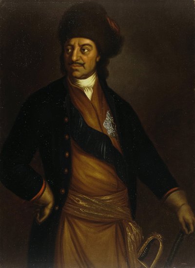Keisari Pietari I Suuren muotokuva 1672-1725, 1700-luvun alku. tekijältä Unbekannt