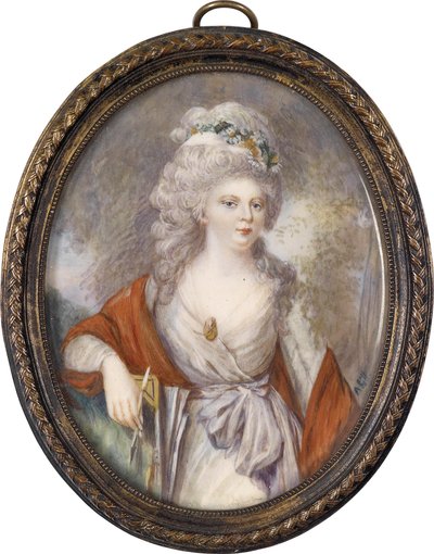 Württembergin keisarinna Maria Feodorovna Sofia Dorothea 1759-1828, 1800-luvun alku. tekijältä Unbekannt