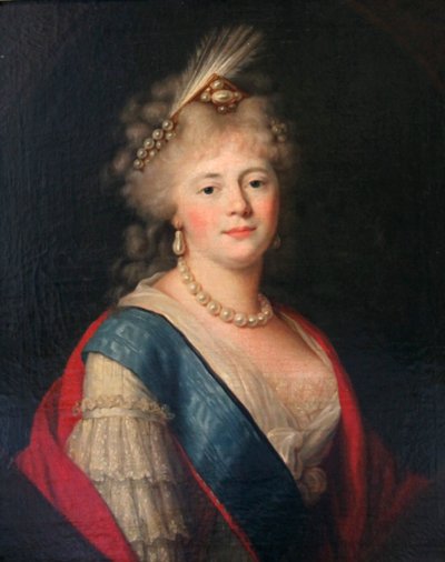 "Keisarinna Maria Feodorovnan muotokuva", 1700-luvun loppu tekijältä Unbekannt