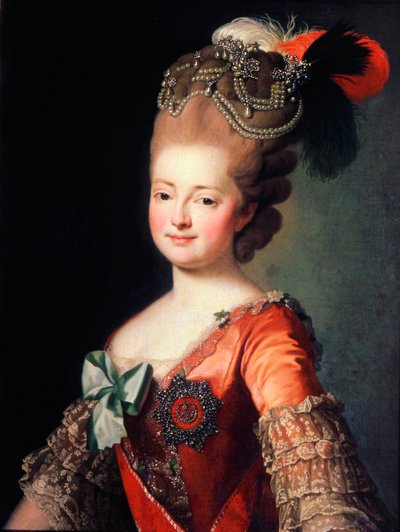 Keisarinna Maria Fedorovnan muotokuva, 1700-luvun loppu tai 1800-luvun alku tekijältä Unbekannt