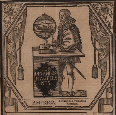 Ferdinand Magellanin muotokuva 1470-1521, 1724. tekijältä Unbekannt