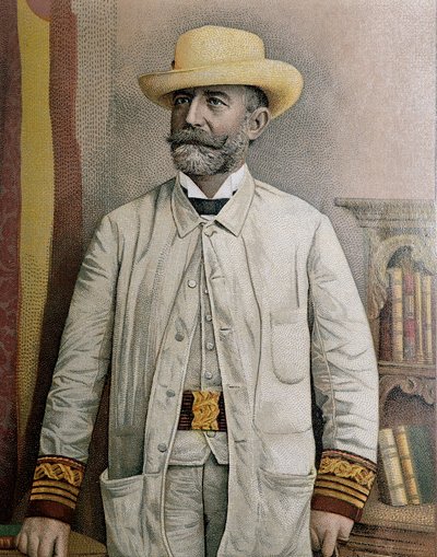Fidel Alonso Santocildesin (1844-1895) muotokuva, kuvitus tekijältä Unbekannt