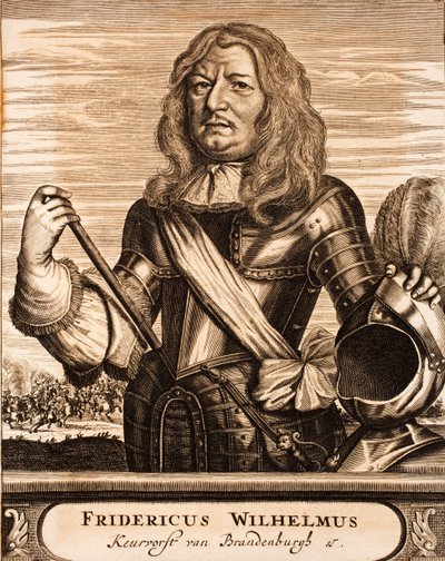 Frederick Williamin muotokuva 1620-1688, Brandenburgin vaaliruhtinas, Preussin herttua, 1675. tekijältä Unbekannt