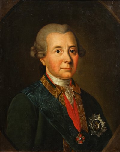Fjodor Ivanovitš Wadkowskin muotokuva 1712-1783 tekijältä Unbekannt