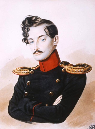 Georges-Charles de Heeckeren dAnthèsin muotokuva 1812-1895, 1830-luku tekijältä Unbekannt