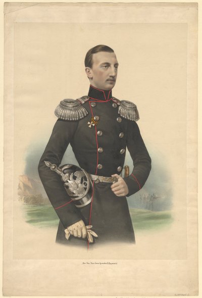 Venäjän suurherttua Nikolai Nikolajevitšin muotokuva 18311891, 1860 tekijältä Unbekannt