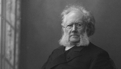 Henrik Ibsenin muotokuva 1828-1906 tekijältä Unbekannt