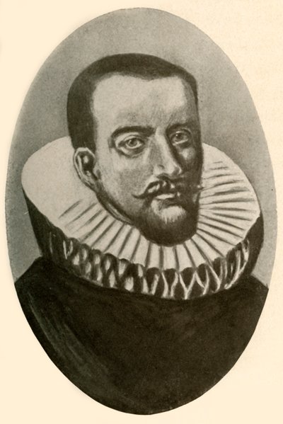Muotokuva Henry Hudsonista, englantilaisesta navigaattorista ruffissa, 1609, 1937. tekijältä Unbekannt