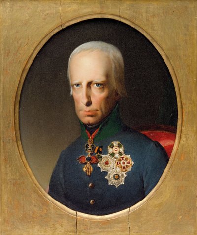 Pyhän Rooman keisarin Francis II:n muotokuva 1768-1835, n. 1830. tekijältä Unbekannt