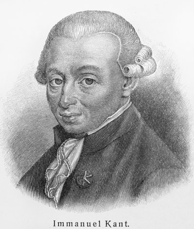 Immanuel Kantin muotokuva 1724-1804 tekijältä Unbekannt