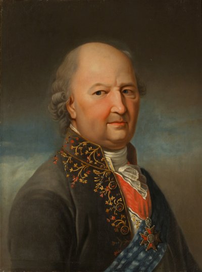 Ivan Perfilievitš Jelaginin muotokuva 1725-1794, 1800-luku tekijältä Unbekannt