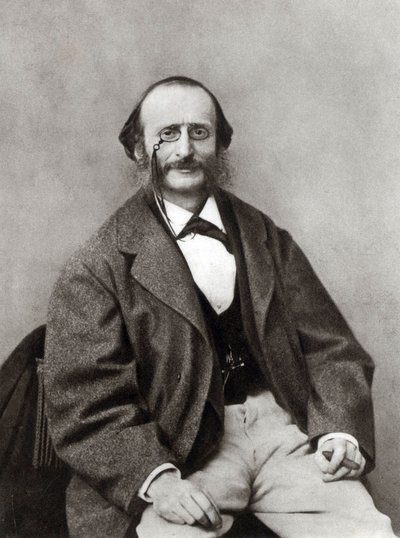Jacques Offenbachin muotokuva 1819-1880, noin 1865. tekijältä Unbekannt