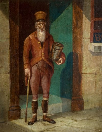 James Guidneyn muotokuva, joka tunnetaan nimellä Jimmy the Rockman, 1782-1866, [päivätty, 1800-luvun alku]. tekijältä Unbekannt