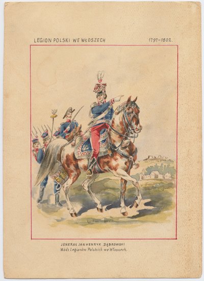 Jan Henryk Dabrowskin muotokuva, n. 1797-1800 tekijältä Unbekannt
