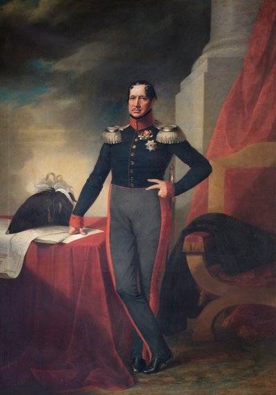 Muotokuva Preussin kuninkaan Frederick Vilhelm III:sta, n. 1830 tekijältä Unbekannt