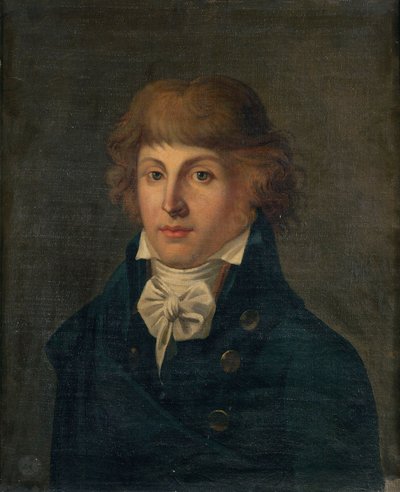 Muotokuva Louis Antoine de Saint-Justista 1767-1794, vuoden 1767 jälkeen. tekijältä Unbekannt