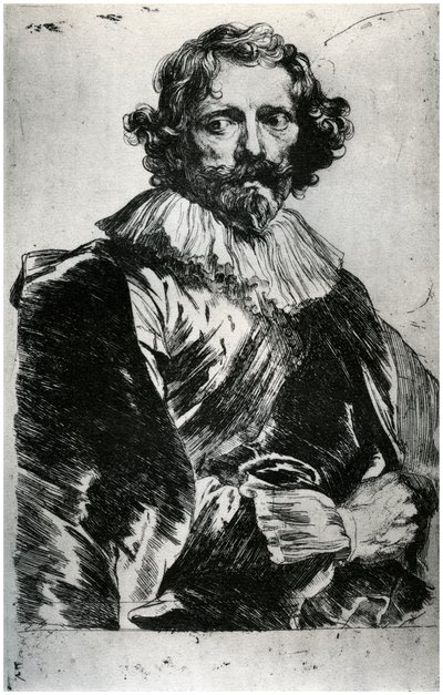 Lucas Vorstermanin muotokuva, 1627-1632 1958 tekijältä Unbekannt
