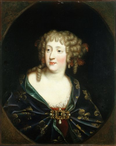 Espanjan Maria Teresan muotokuva 1638-1683, Ranskan kuningatar, noin 1675. tekijältä Unbekannt