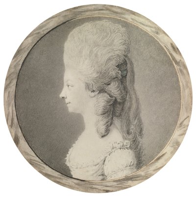 Muotokuva Marie Louise of Savoysta 1749-1792, Lamballen prinsessa, 1700-luvun toinen puoli tekijältä Unbekannt