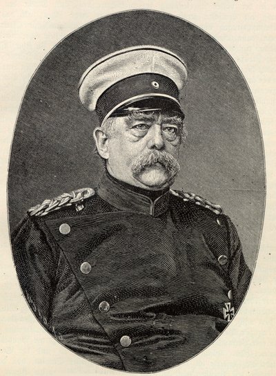 Otto von Bismarckin muotokuva 1815-1898. tekijältä Unbekannt