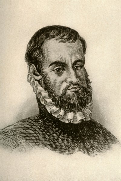Pedro Menendez de Avilesin muotokuva, jossa näkyy espanjalainen mekko, c1570-1580, 1937. tekijältä Unbekannt
