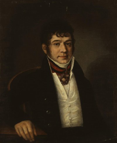 Platon Bogdanovich Ogarevin muotokuva 1777-1838, 1810p tekijältä Unbekannt