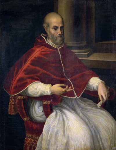 Paavi Marcellus II:n muotokuva 1501-1555. tekijältä Unbekannt