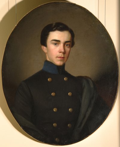 Prinssi Aleksanteri Mihailovitš Golitsynin muotokuva 1838-1919, 1850-luku tekijältä Unbekannt