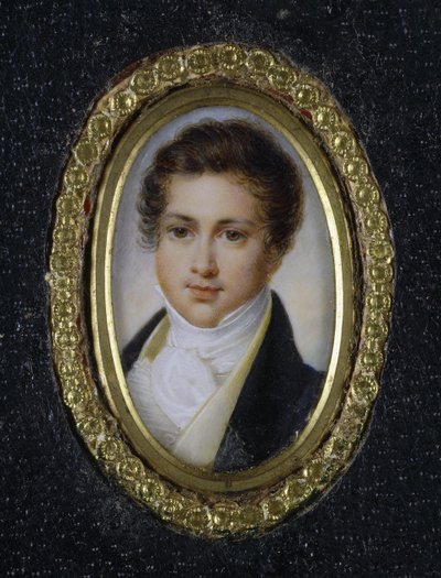 Prinssi Grigori Petrovitš Volkonskyn muotokuva 1776-1852, 1820-luku tekijältä Unbekannt