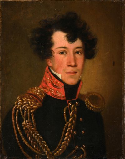 Prinssi Nikolai Fjodorovitš Golitsynin muotokuva 1789-1860, 1810-luku tekijältä Unbekannt