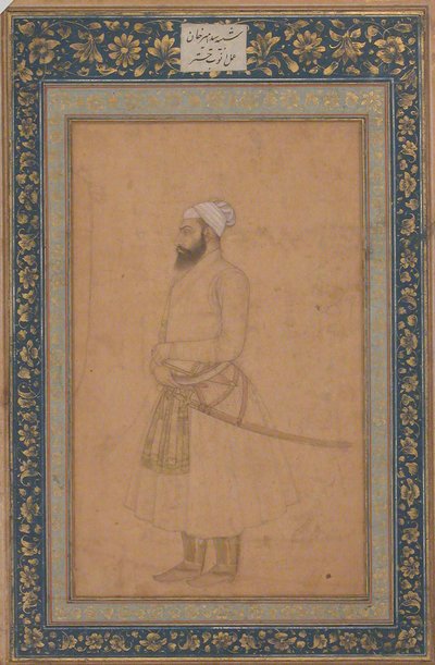 Sayyid Amir Khanin muotokuva, 1600-luvun toinen puoli. tekijältä Unbekannt